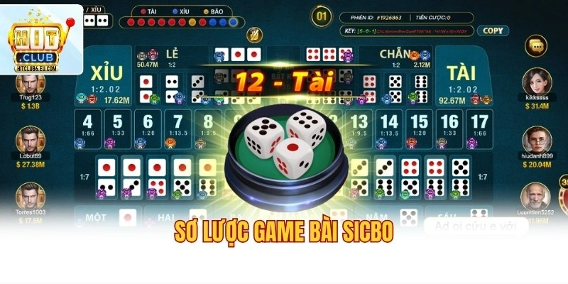 Sơ lược game bài Sicbo